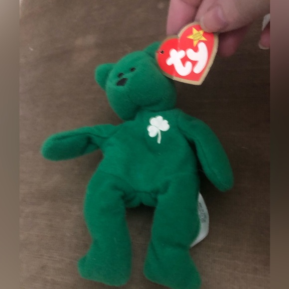 Teenie Beanie Babies Erin Irish Bear Doll- 659 $12 or 🎉 - Picture 1 of 3